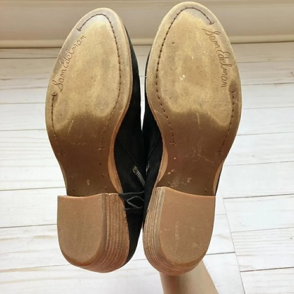 Sam Edelman Black Packer Ankle Bootie Size 8